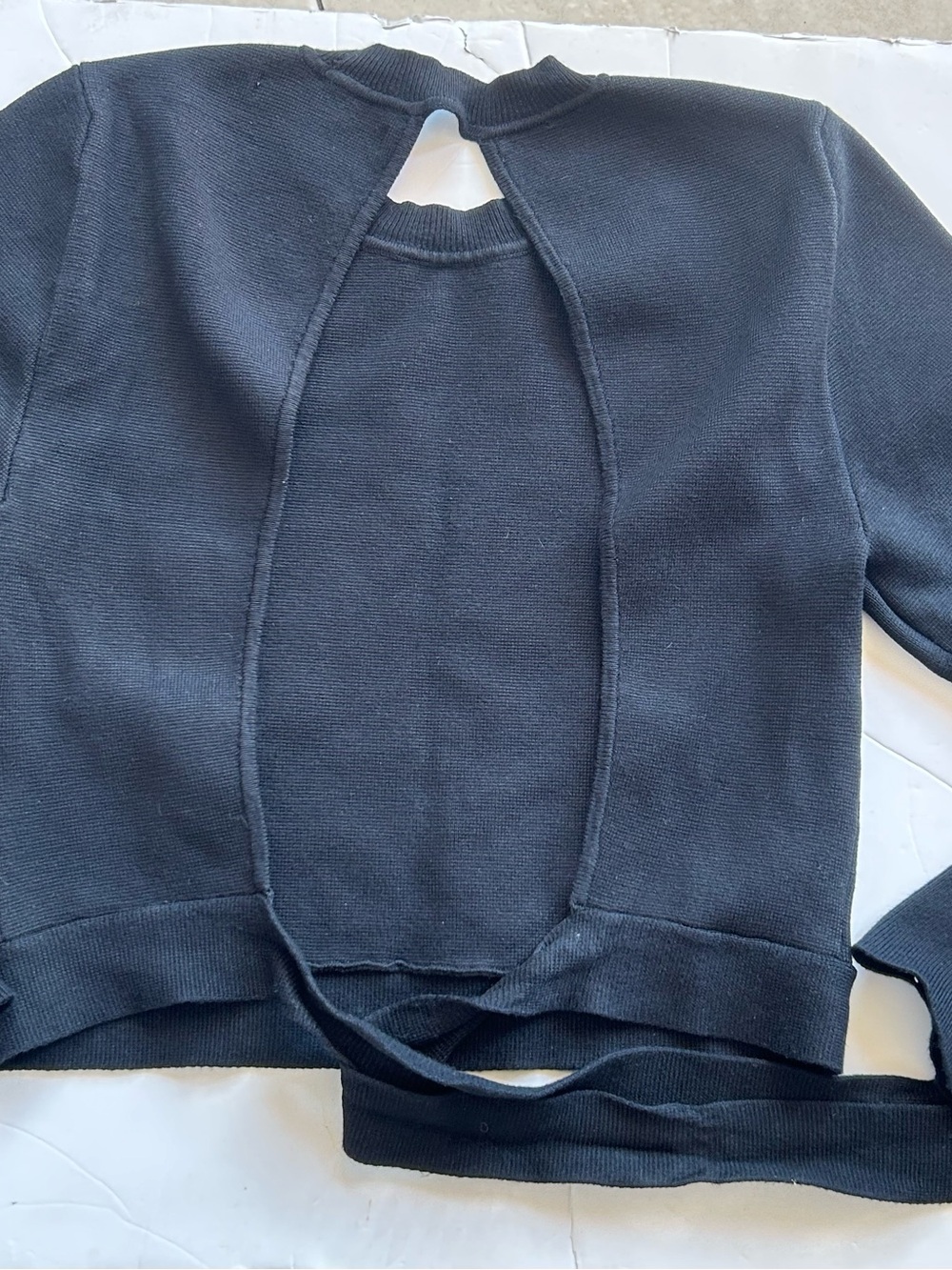 Abercrombie & Fitch Woman’s Black Crewneck Knit Sweater